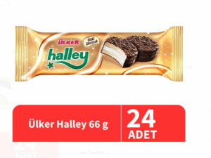Ulker Mini Halley Chocolate Biscuits 2.33oz  (66 g) x 24 pcs